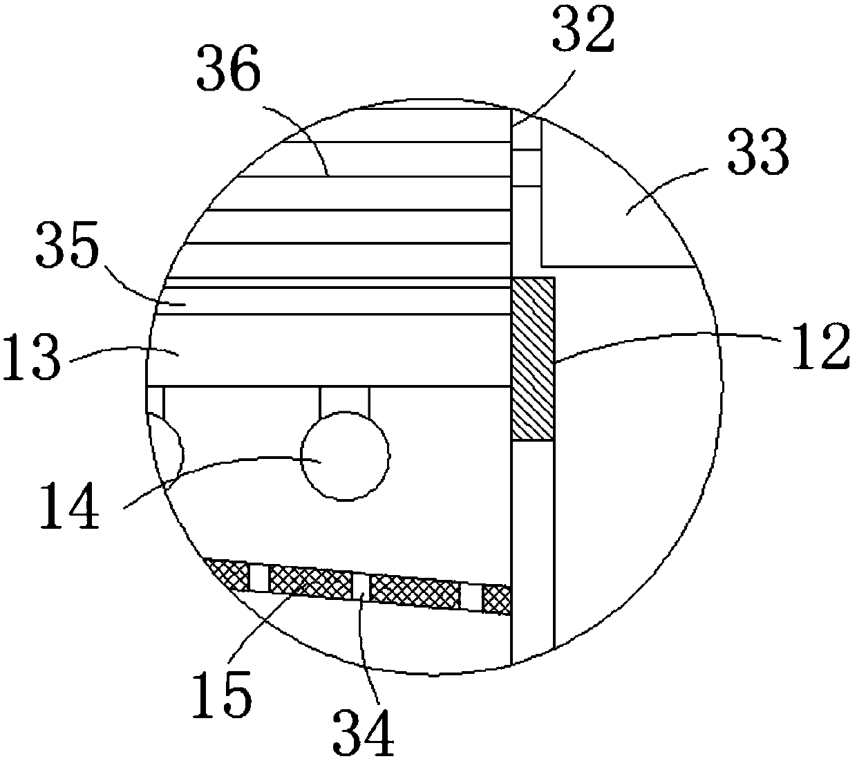 Paper cup groove forming device of paper cup machine