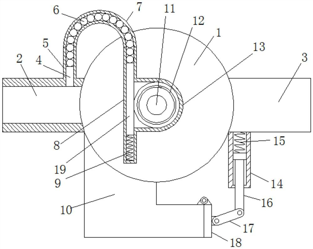 A valve body with filter function