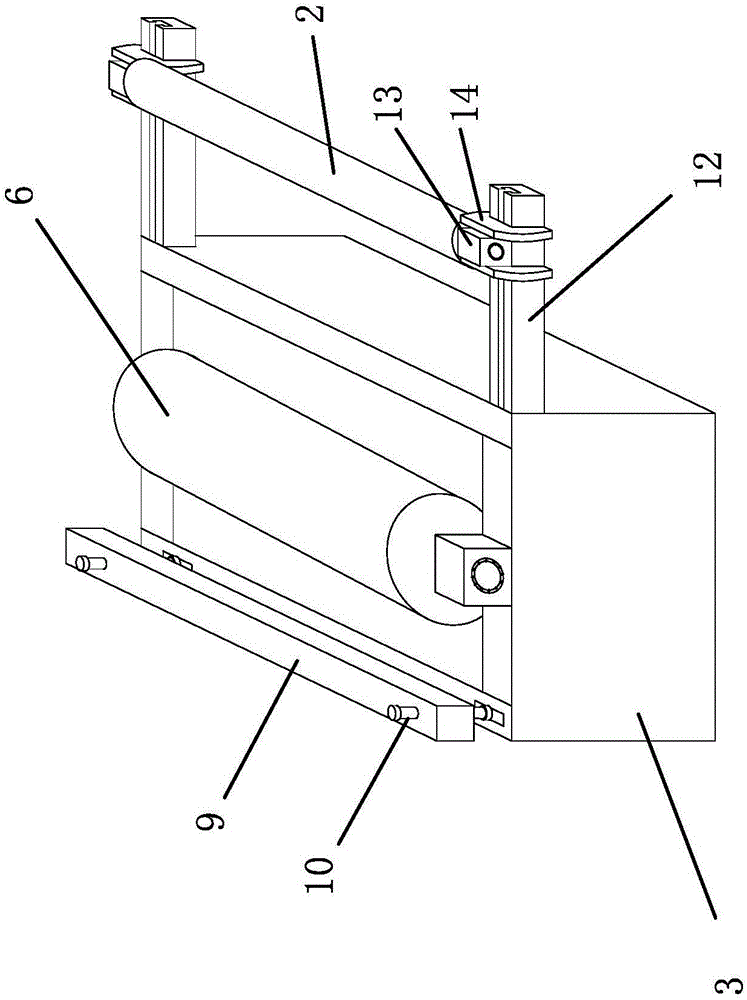 Heat setting device for monofilament production line