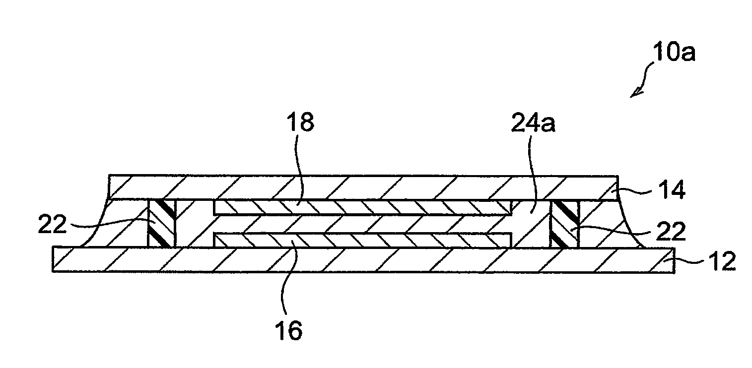 Method of manufacturing EL panel including two curing steps