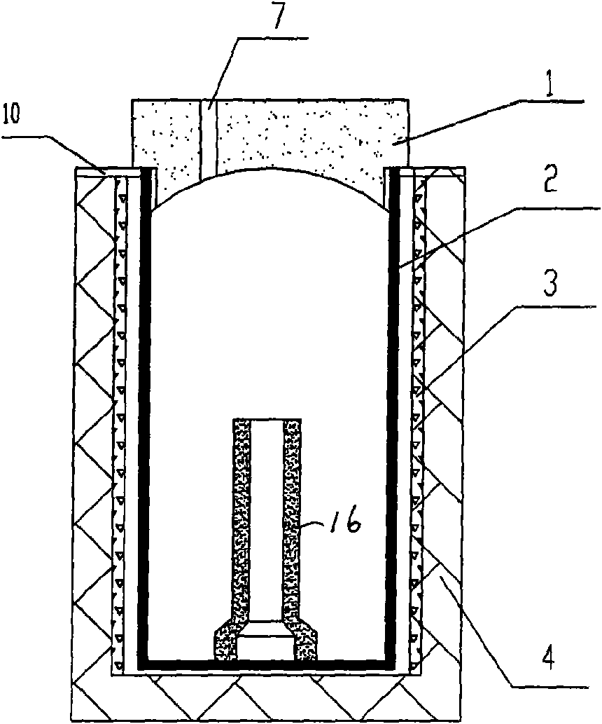 Improvement on non-oxidation firing electric furnace for carbon-containing materials