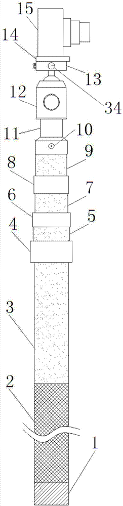 High-altitude evidence obtaining apparatus for 110kV electrical equipment