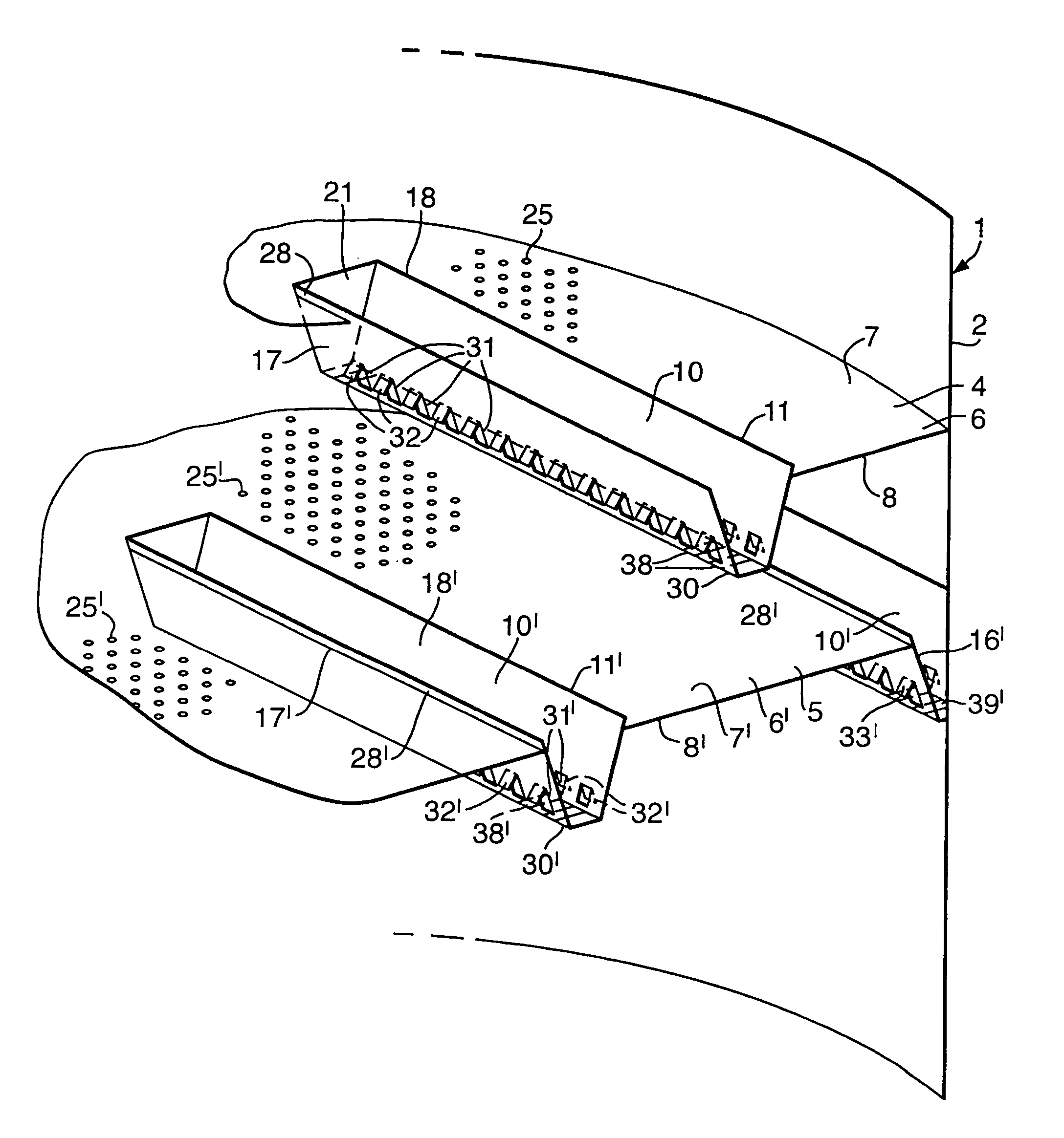 Gas-liquid contacting tray