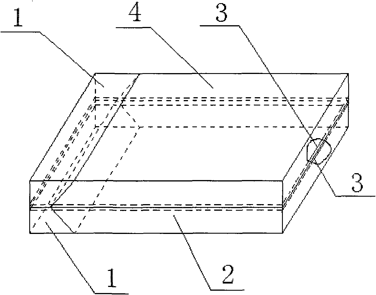 Rotary open type double layer packing box