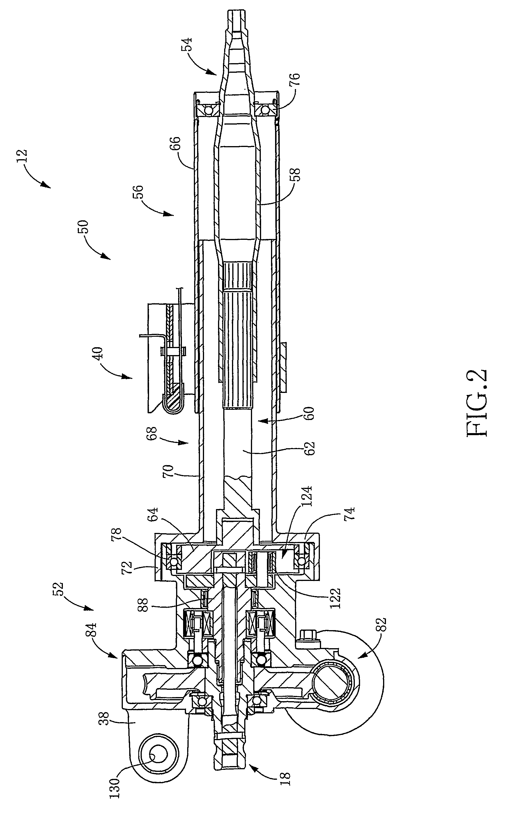 Steering-force transmitting apparatus for vehicle