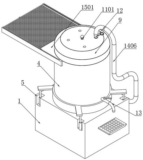 A kind of brewing equipment for the production of traditional Chinese medicine antihypertensive tea