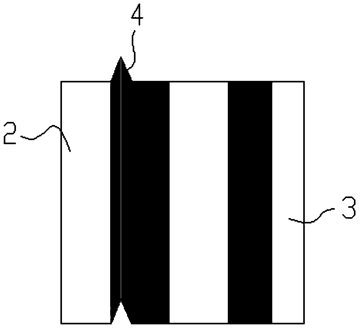 Double-sided positioning splicing belt and the double-sided positioning connection method of the material belt