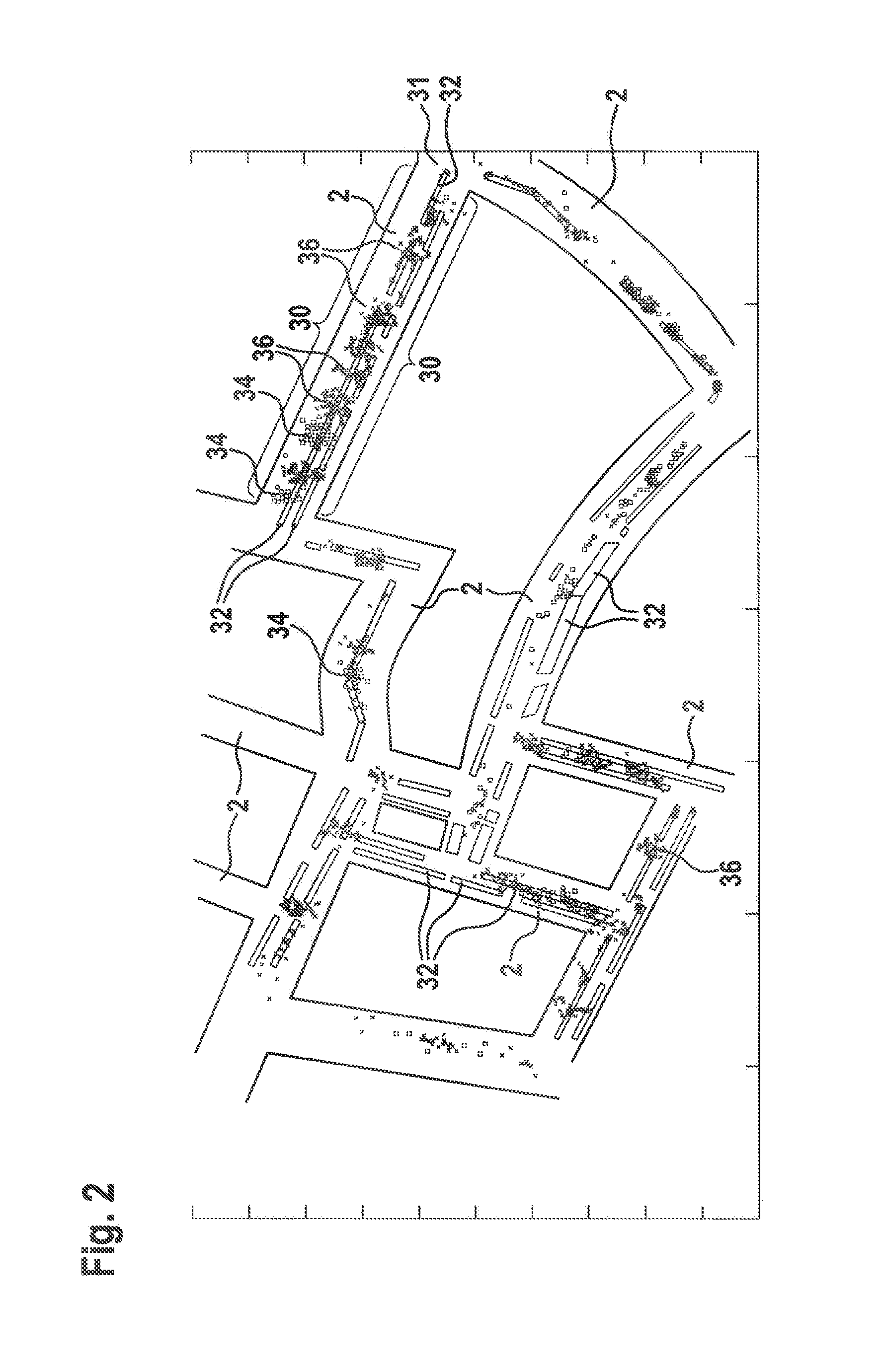 Method for identifying parking areas and/or free spaces--