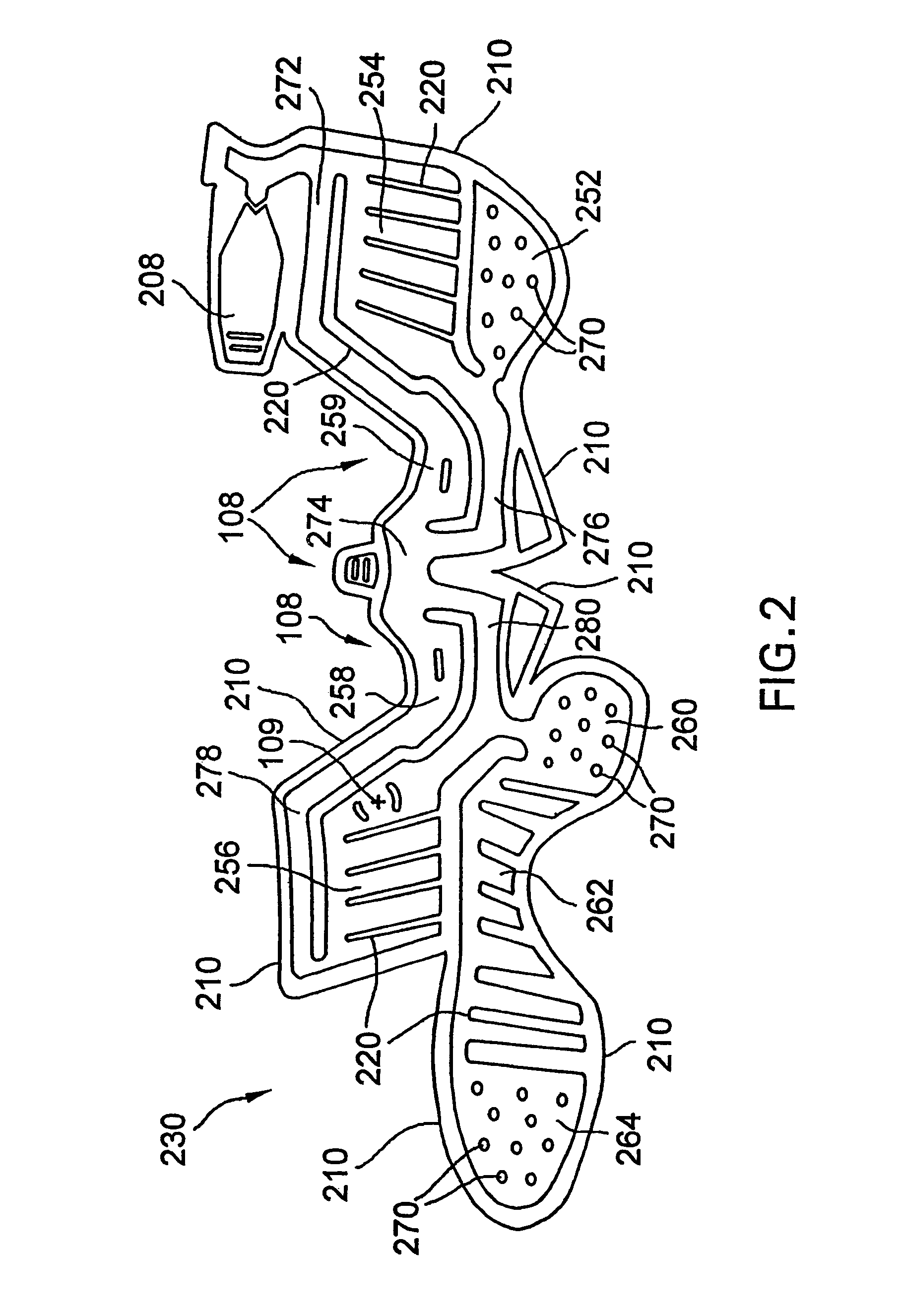 Shoe having an inflatable bladder