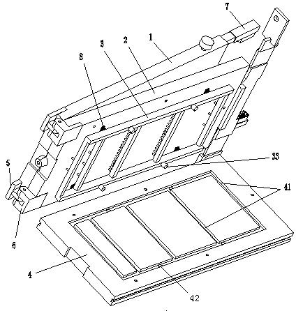 Lead-acid battery grid die-casting machine mold