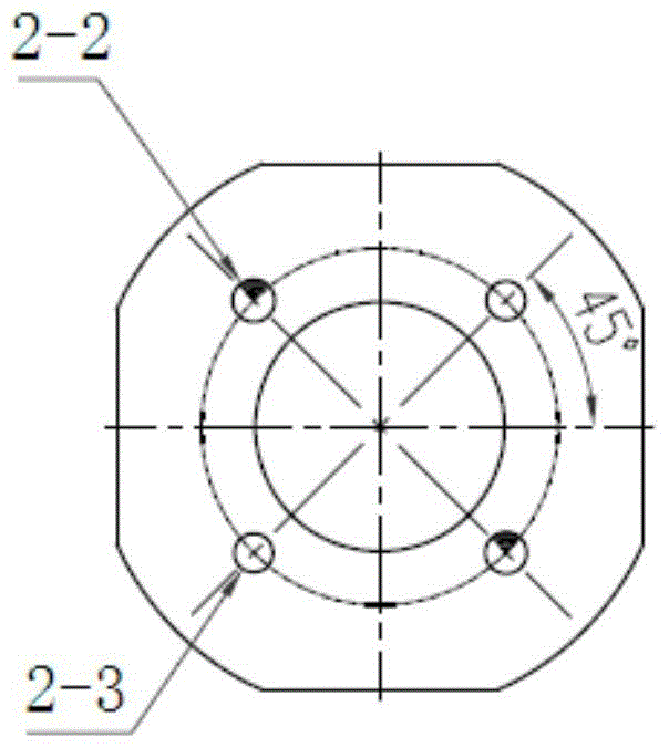 A terahertz waveguide flange pin precision assembly method and fixture