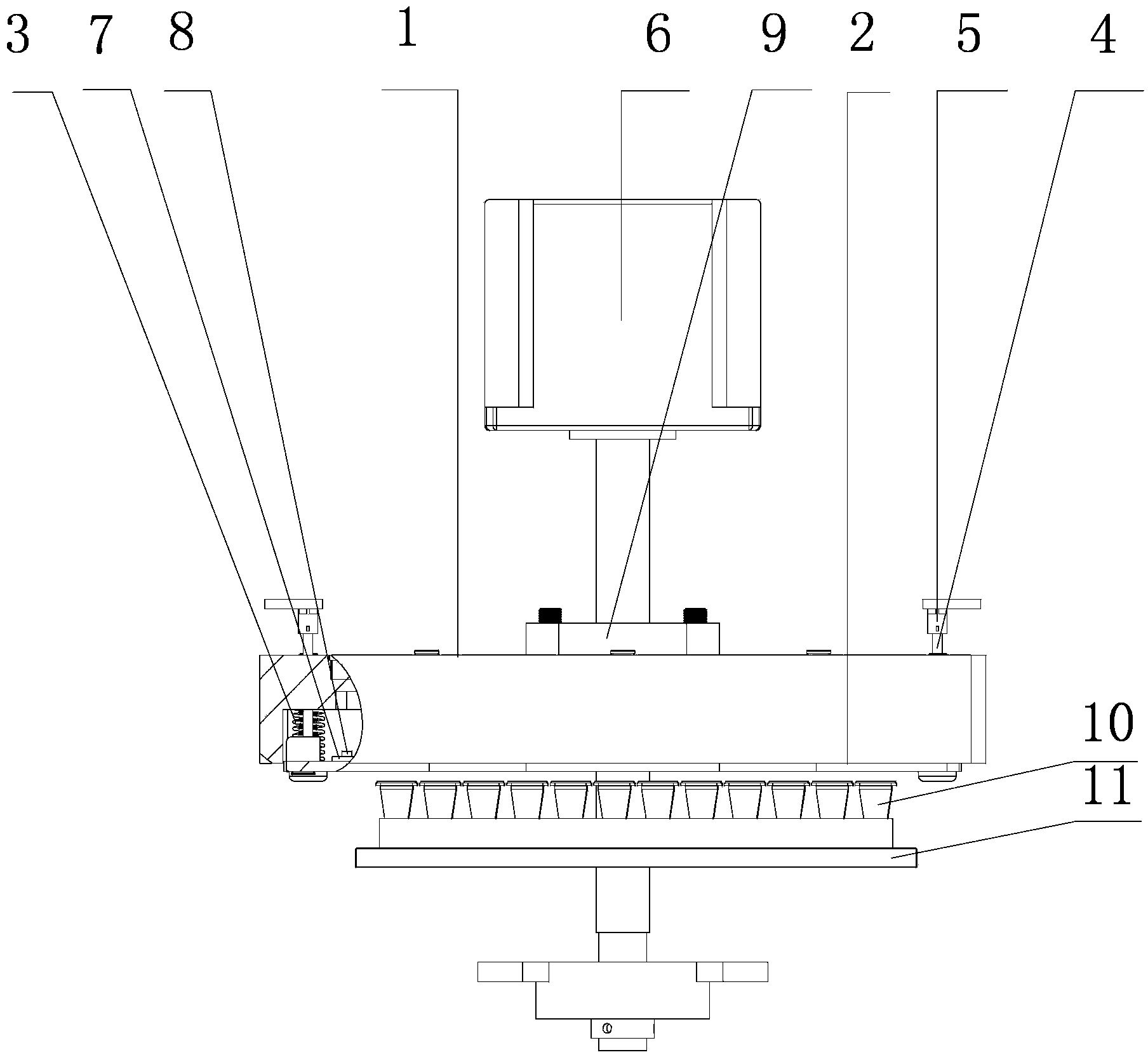 Thermal cover plate used in nucleic acid amplification detector