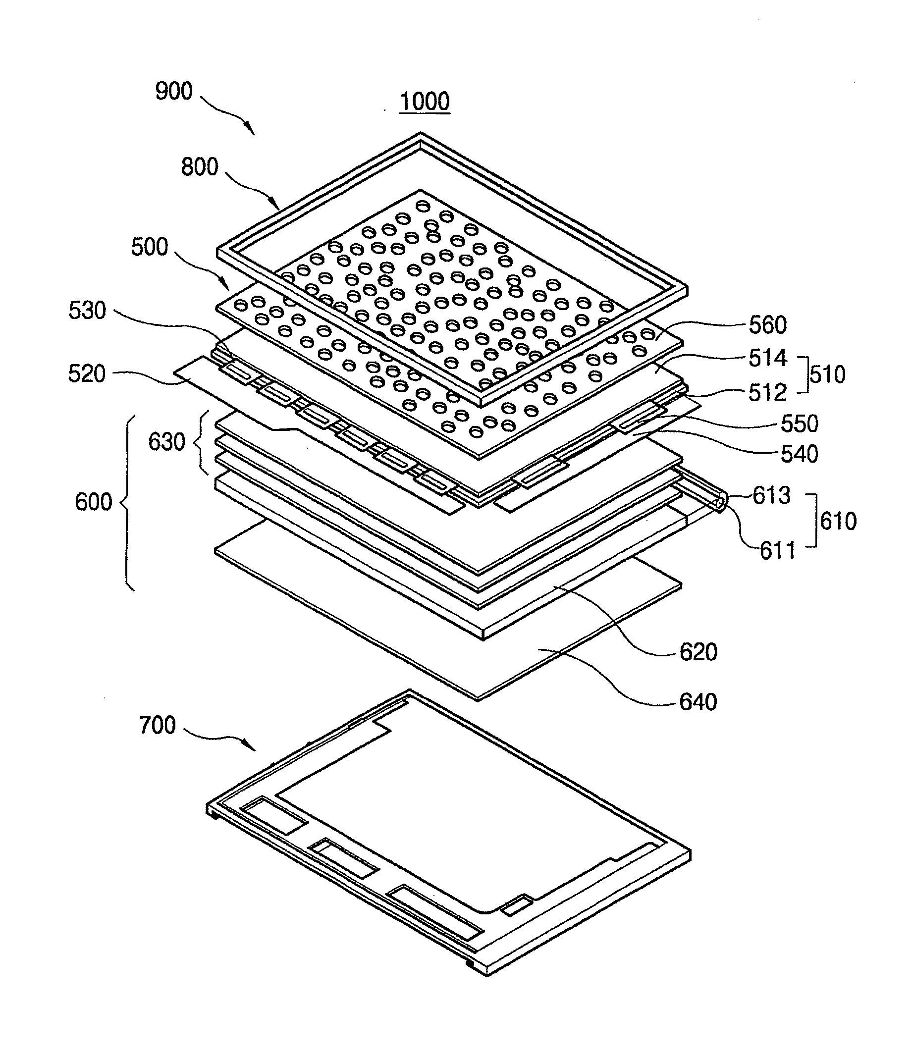 Liquid crystal display device having a light path changing means having a porus film with a plurality of pores