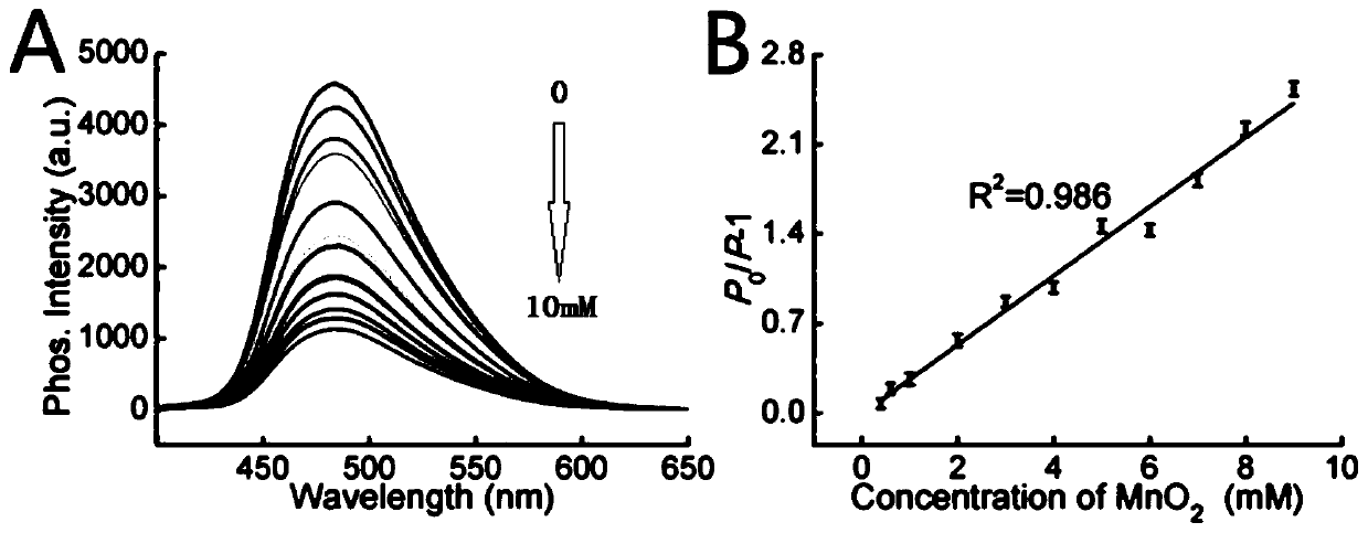 Preparation method of cyanuric acid-carbon dot composite nano phosphorescent probe and application thereof