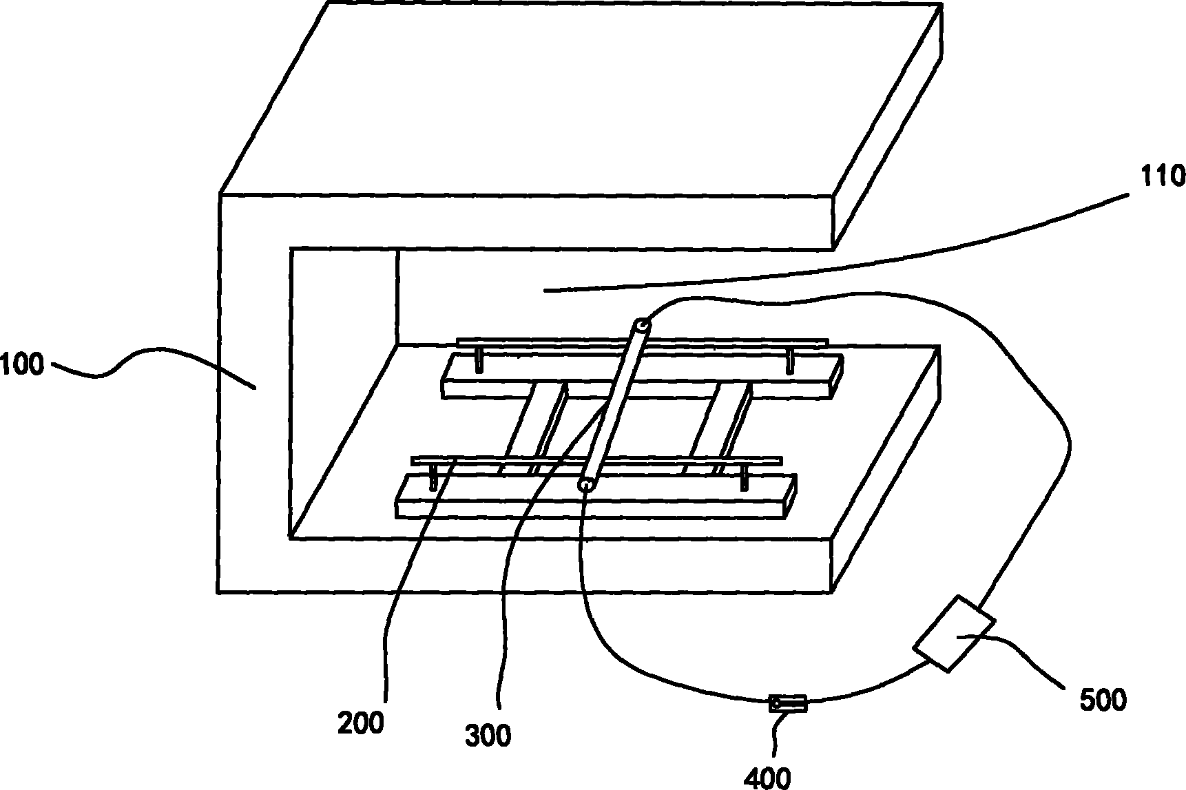 Simple and easy ampere force demonstrator