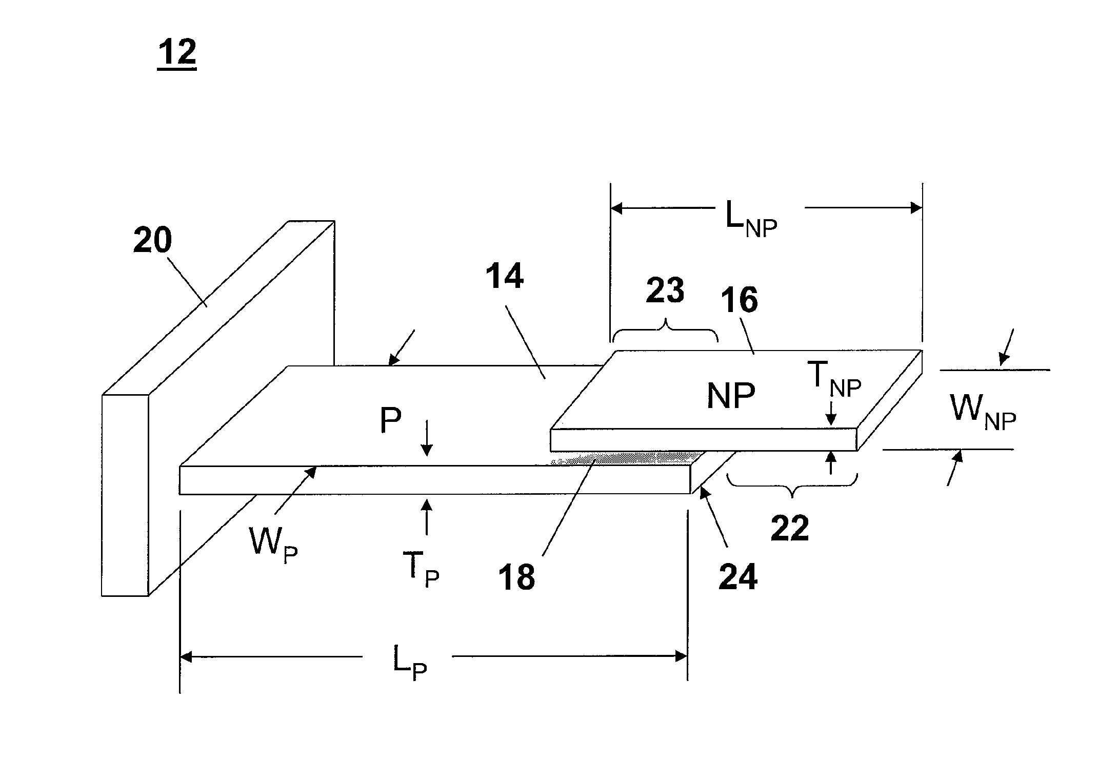 Self-exciting, self-sensing piezoelectric cantilever sensor