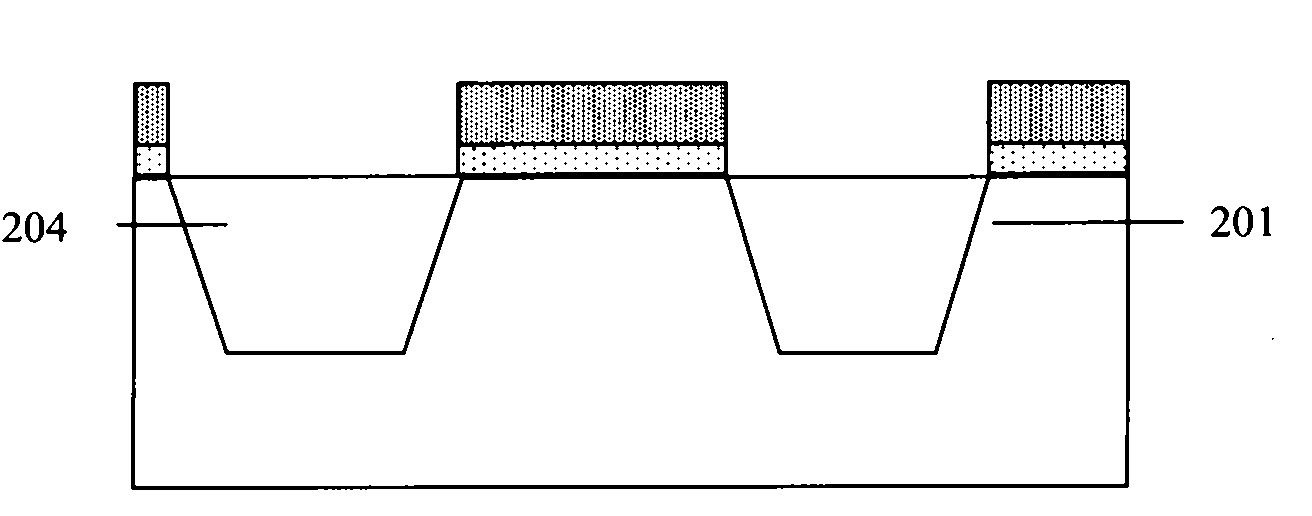 Electrode lead-out structure in STI process