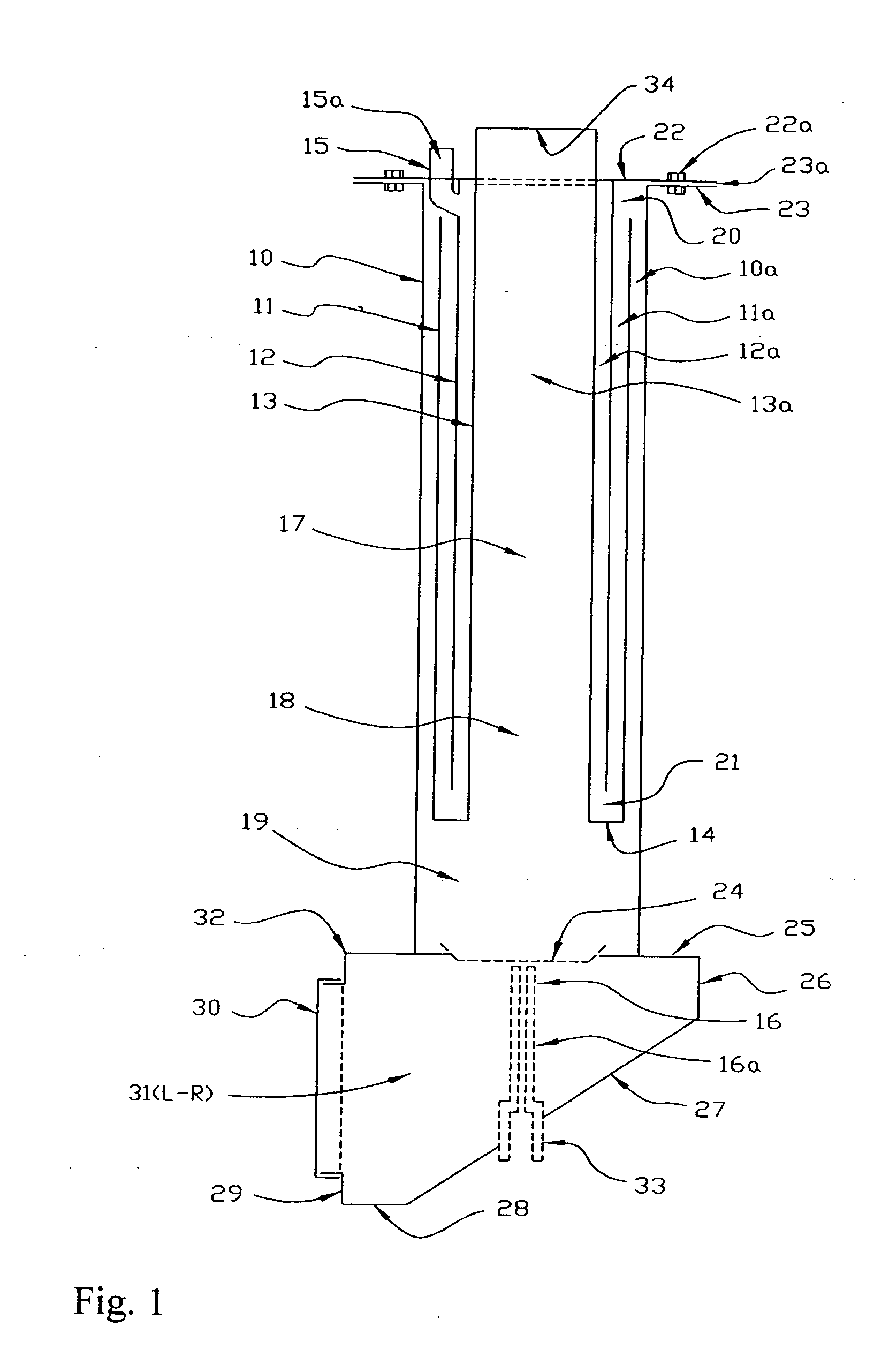 Multi pass gasifier