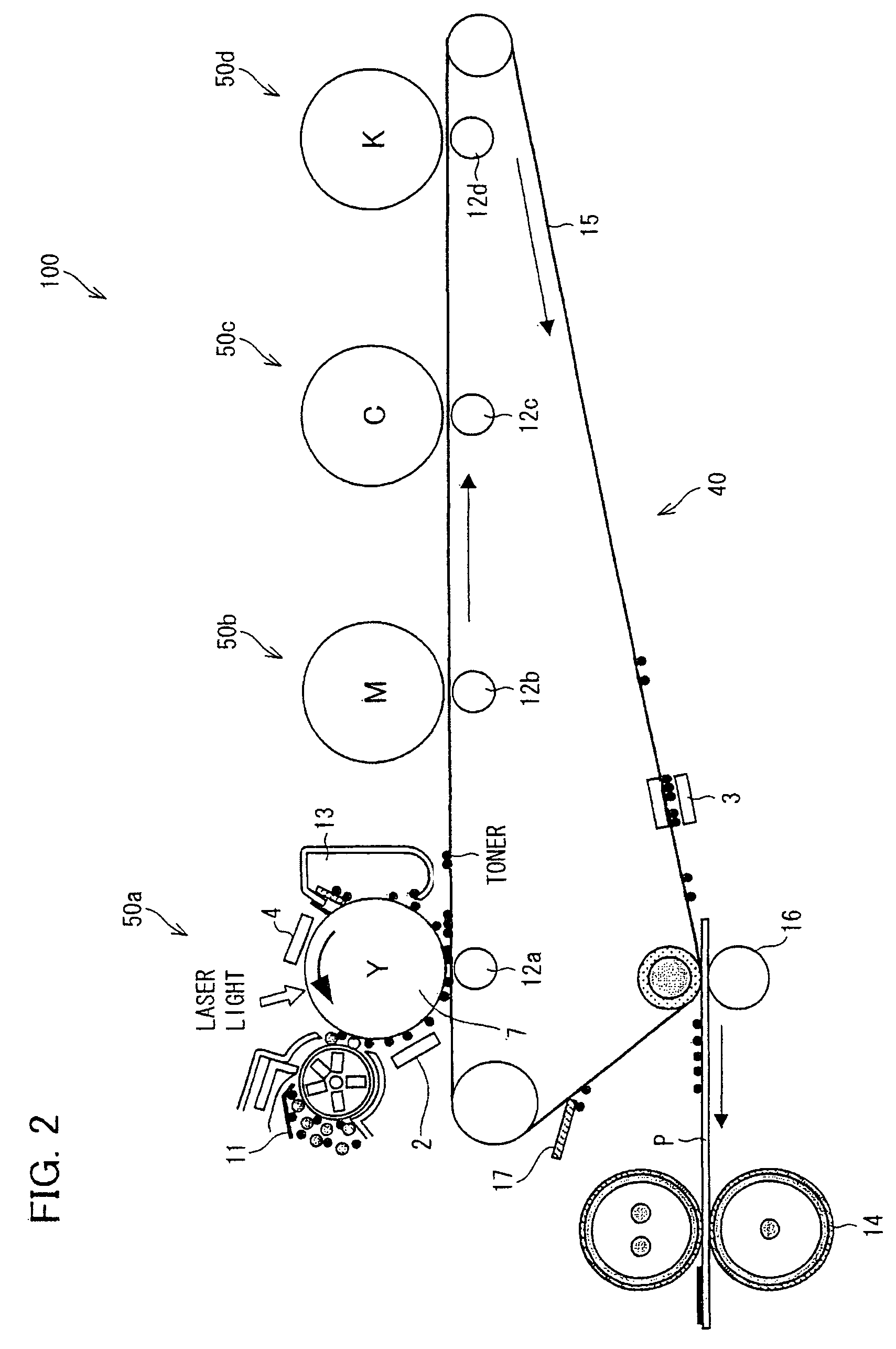 Ion generating element, charging device and image forming apparatus