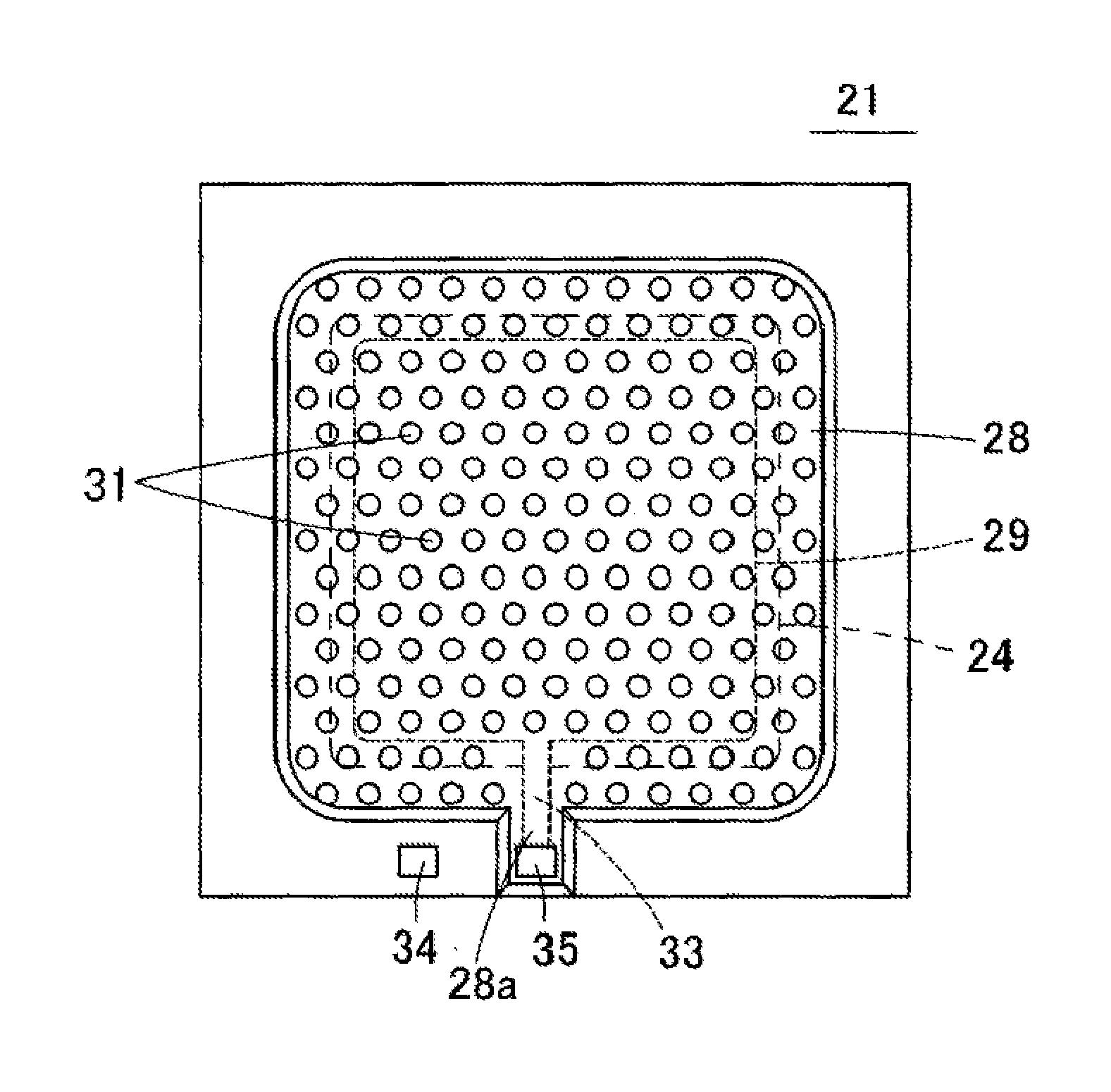 Capacitive sensor, acoustic sensor and microphone