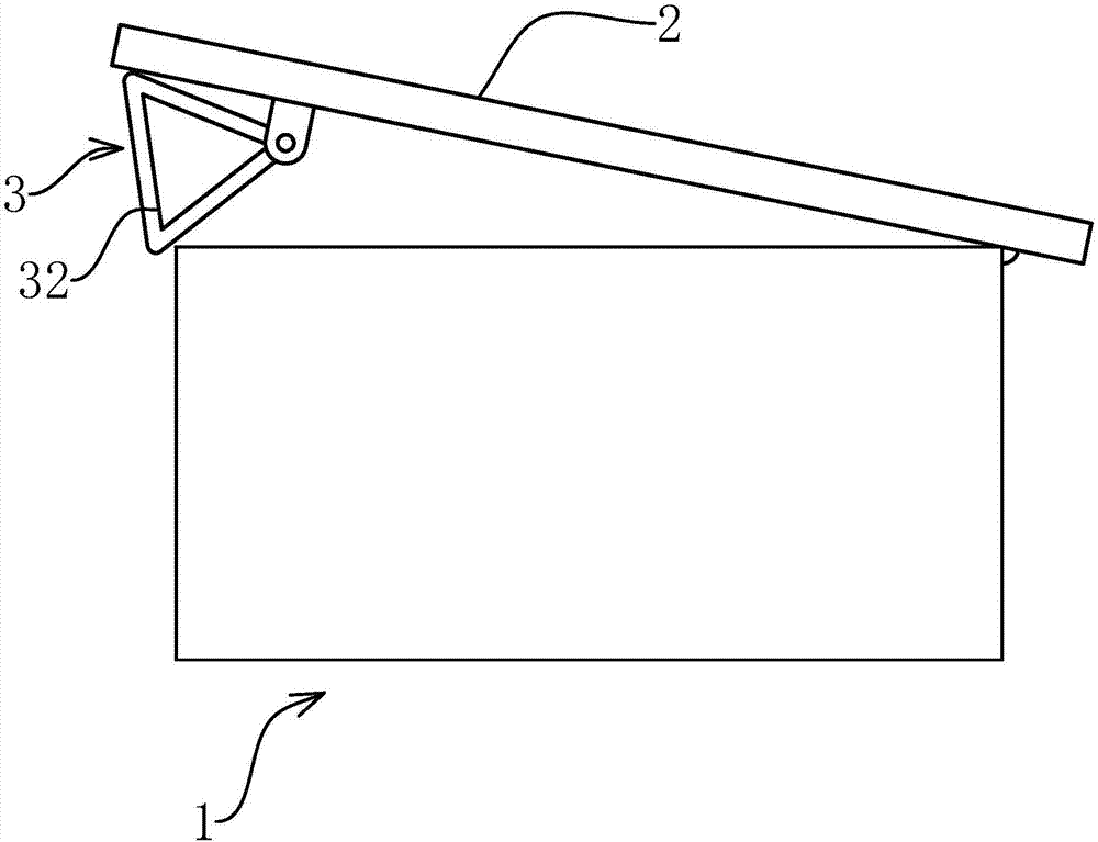 Manhole cover supporting structure