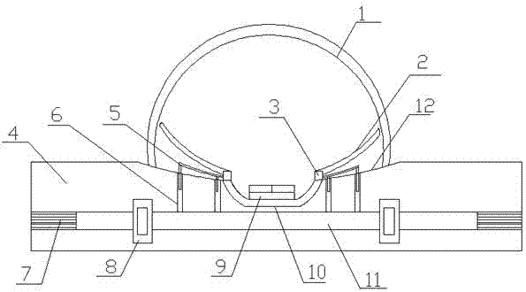 Rapid heat dissipation type LED packaging base