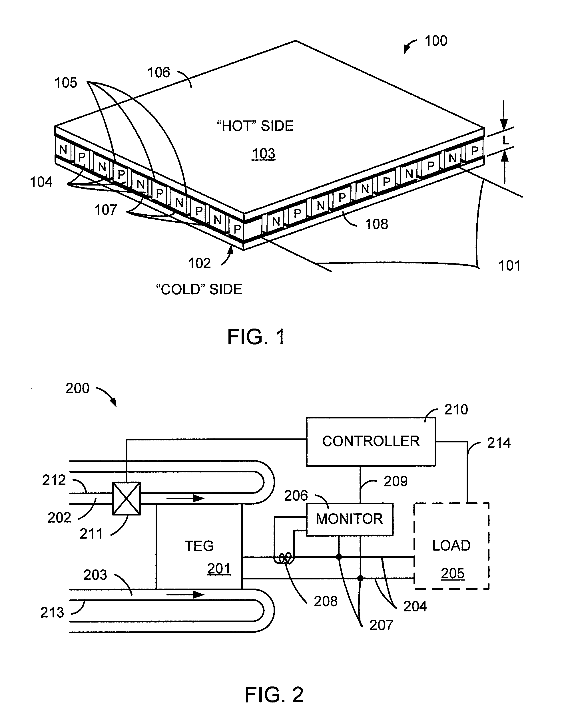 Automatic configuration of thermoelectric generation system to load requirements