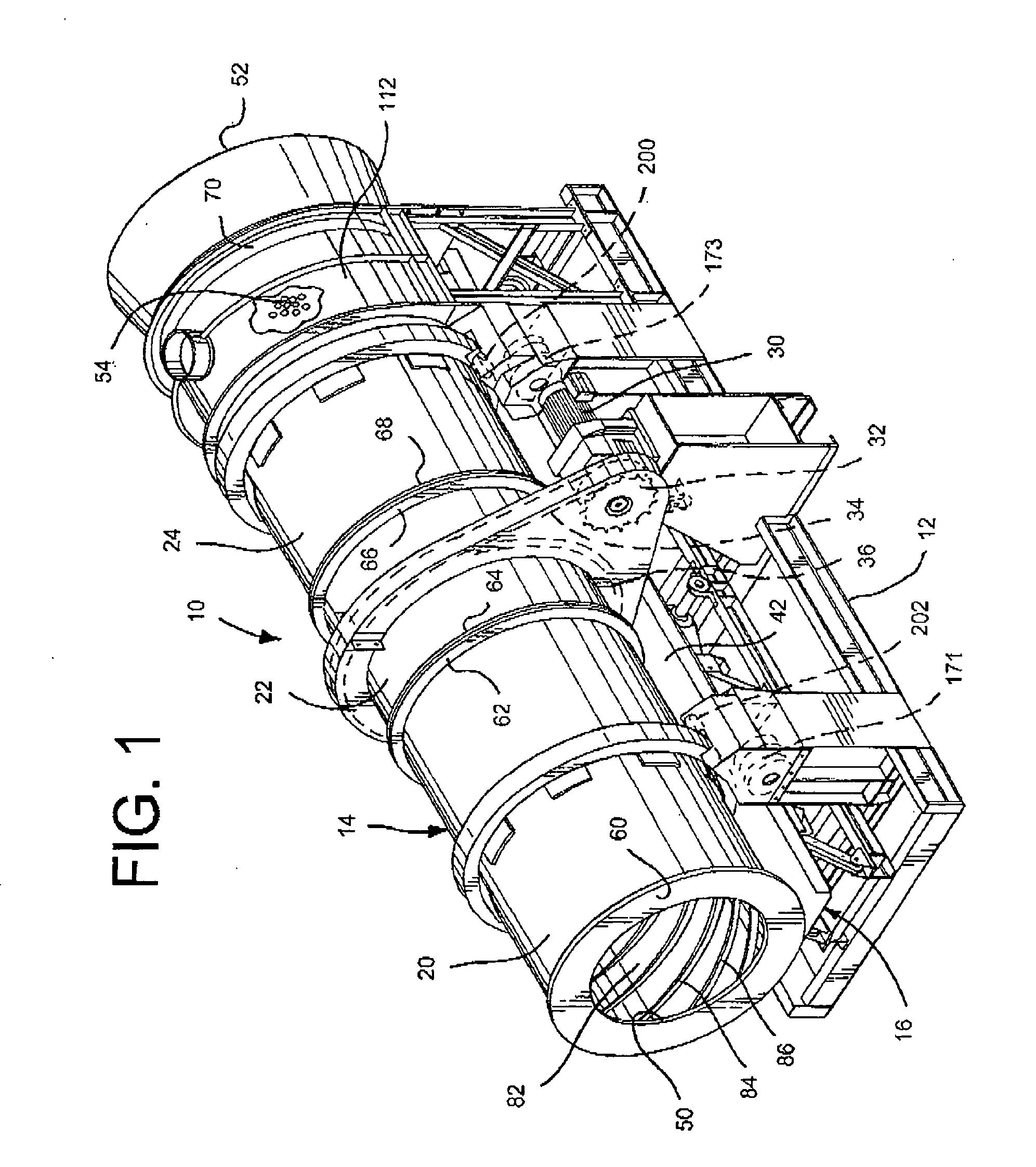 Rotary Drum and vibratory conveyor system