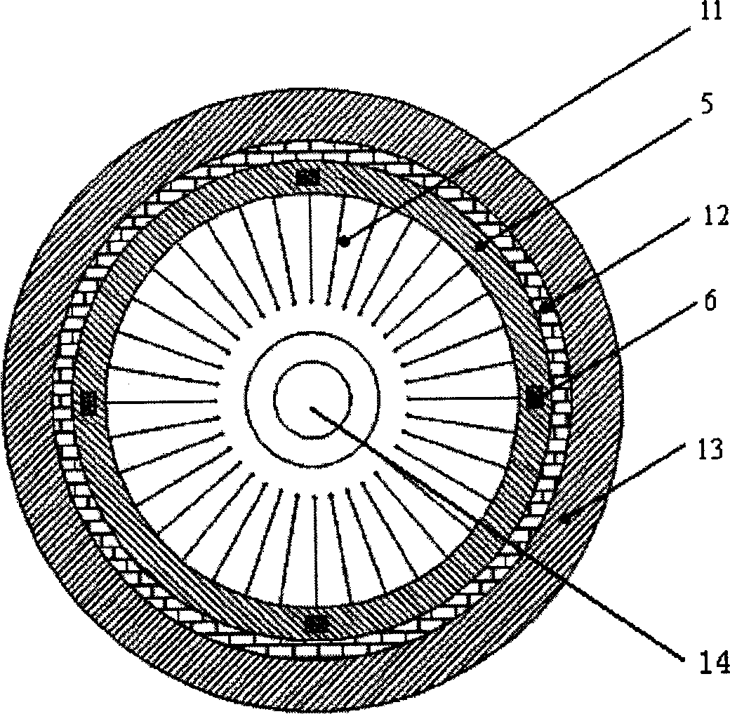 Ultrasonic non destructive detection equipment and method for internal coating stress induced defect