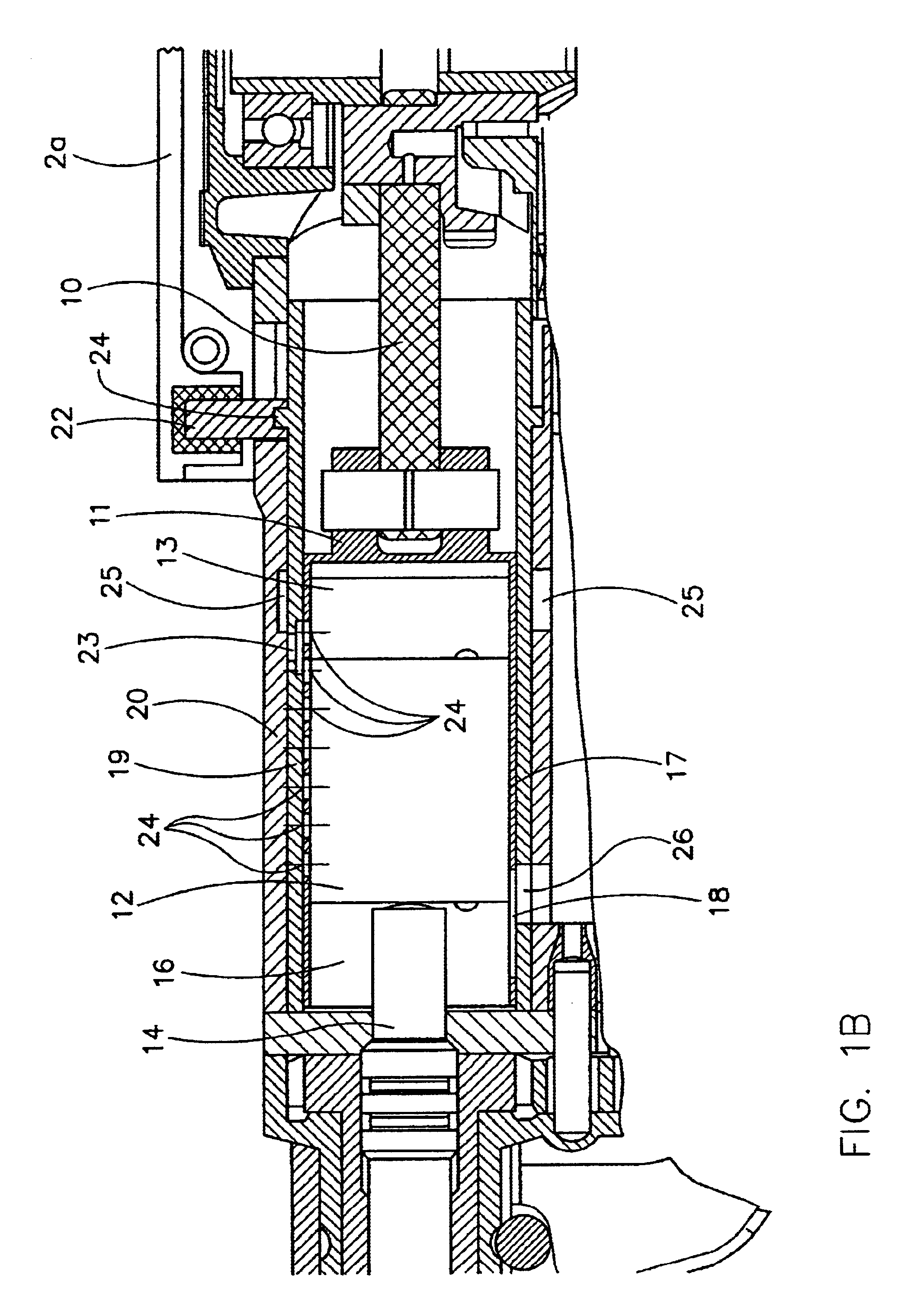 Hammer drill and /or percussion hammer with no-load operation control that depends on application pressure