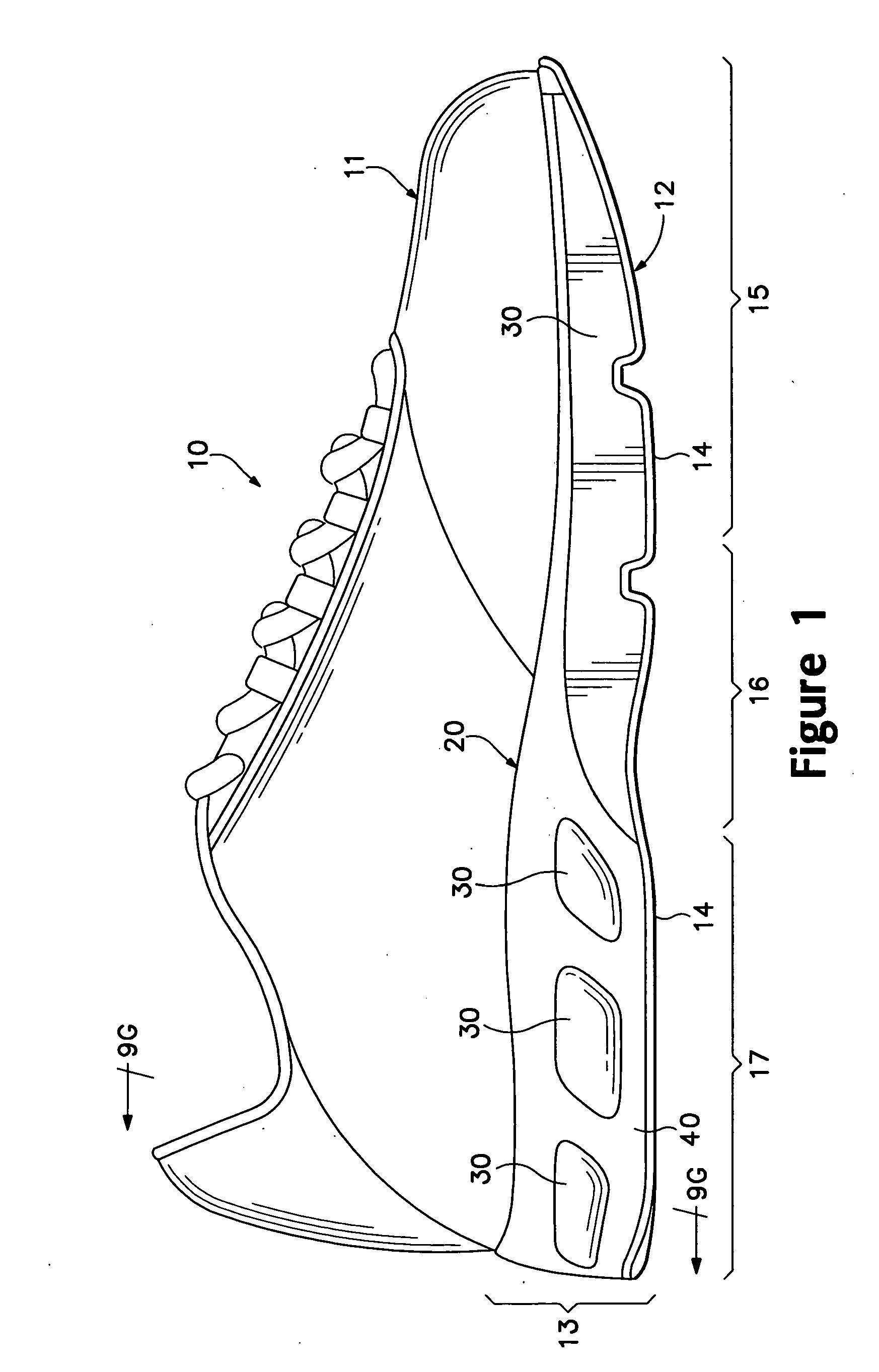 Article of footwear having a fluid-filled bladder with a reinforcing structure