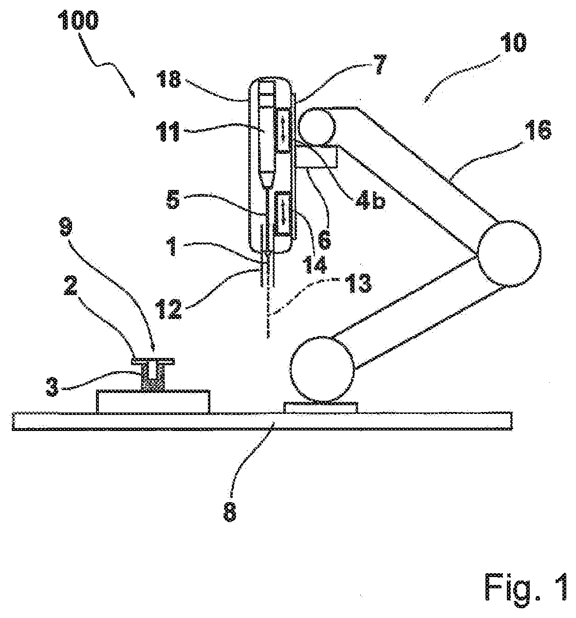 Device for the automatic manufacture of screw connections by means of a screw