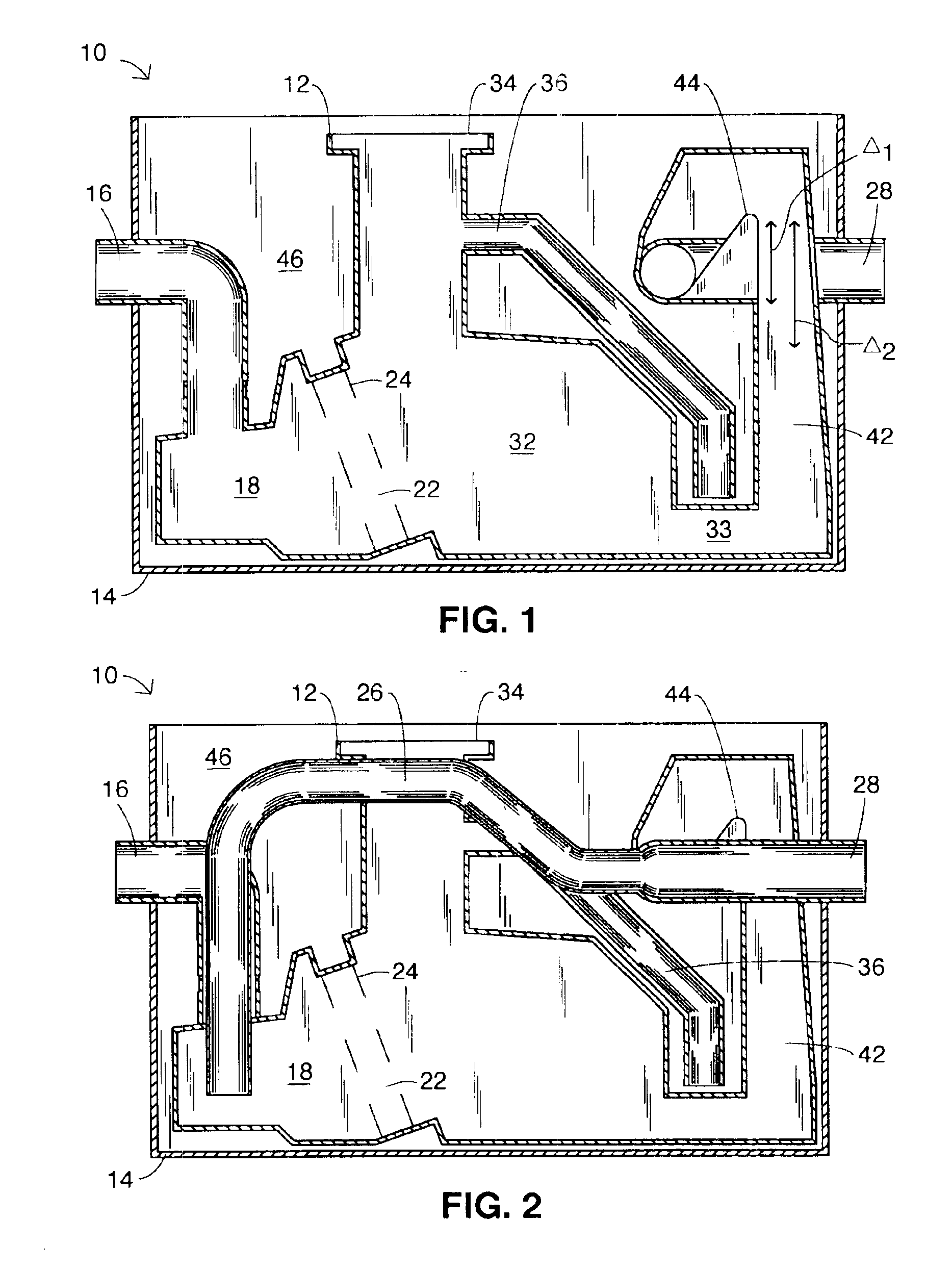 Grease separator for kitchen sinks and other applications