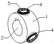 The air purifier fan filtering wind wheel