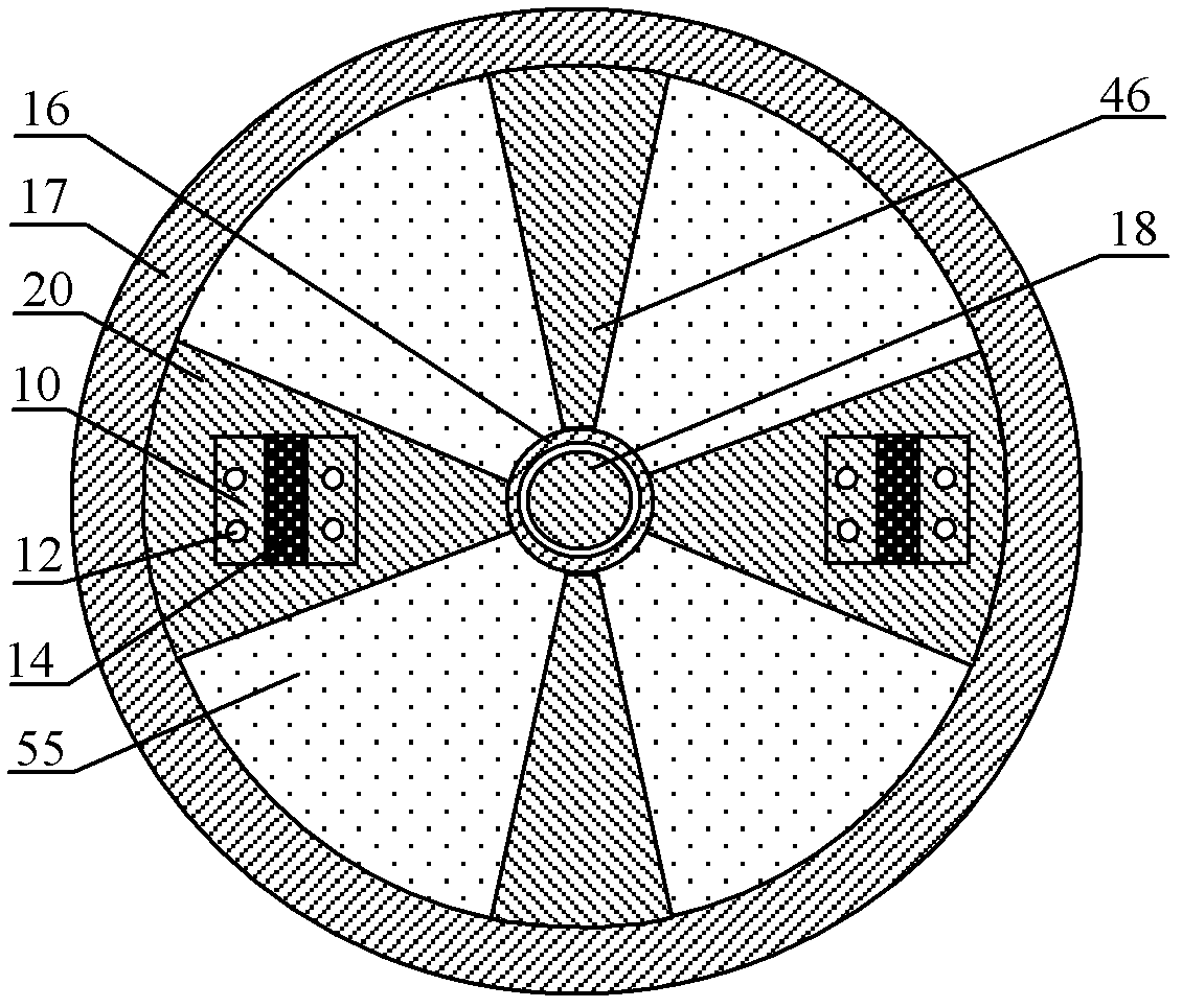 No-leakage rotatable and axially movable fluid damper