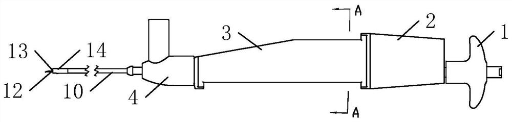 Linkage structure of an endoscopic instrument