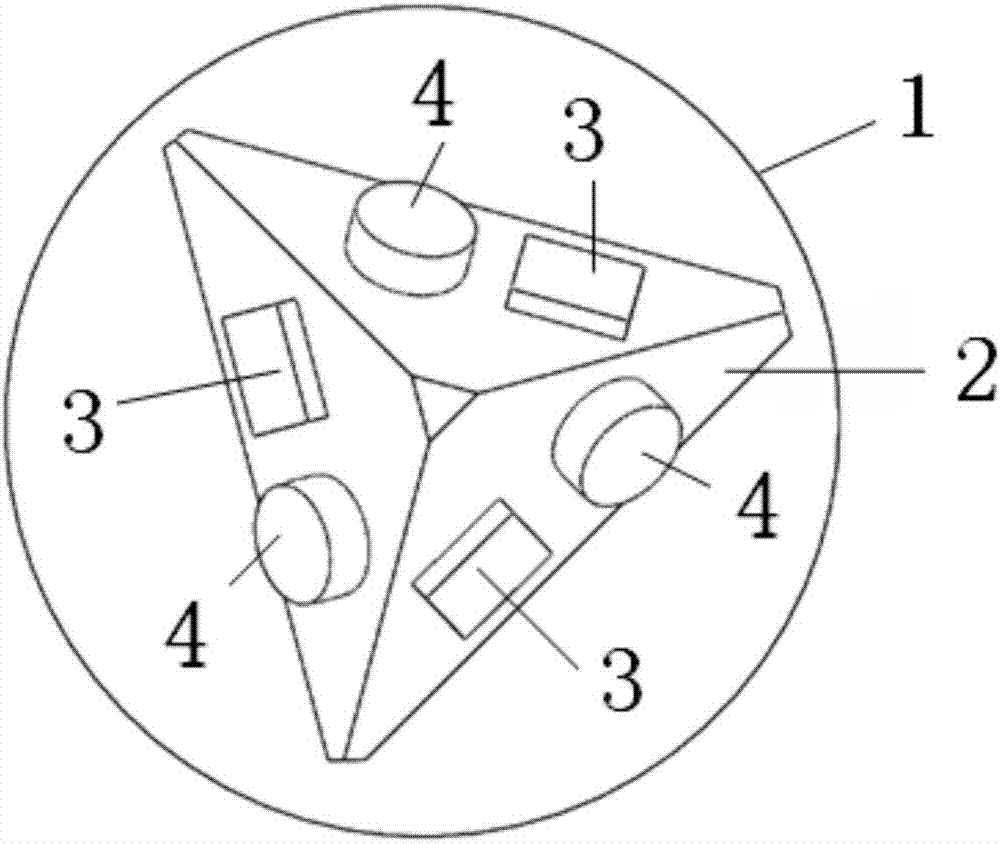 Pyramid inertial measurement unit and three-axis gyroscope scale factor self-calibration method