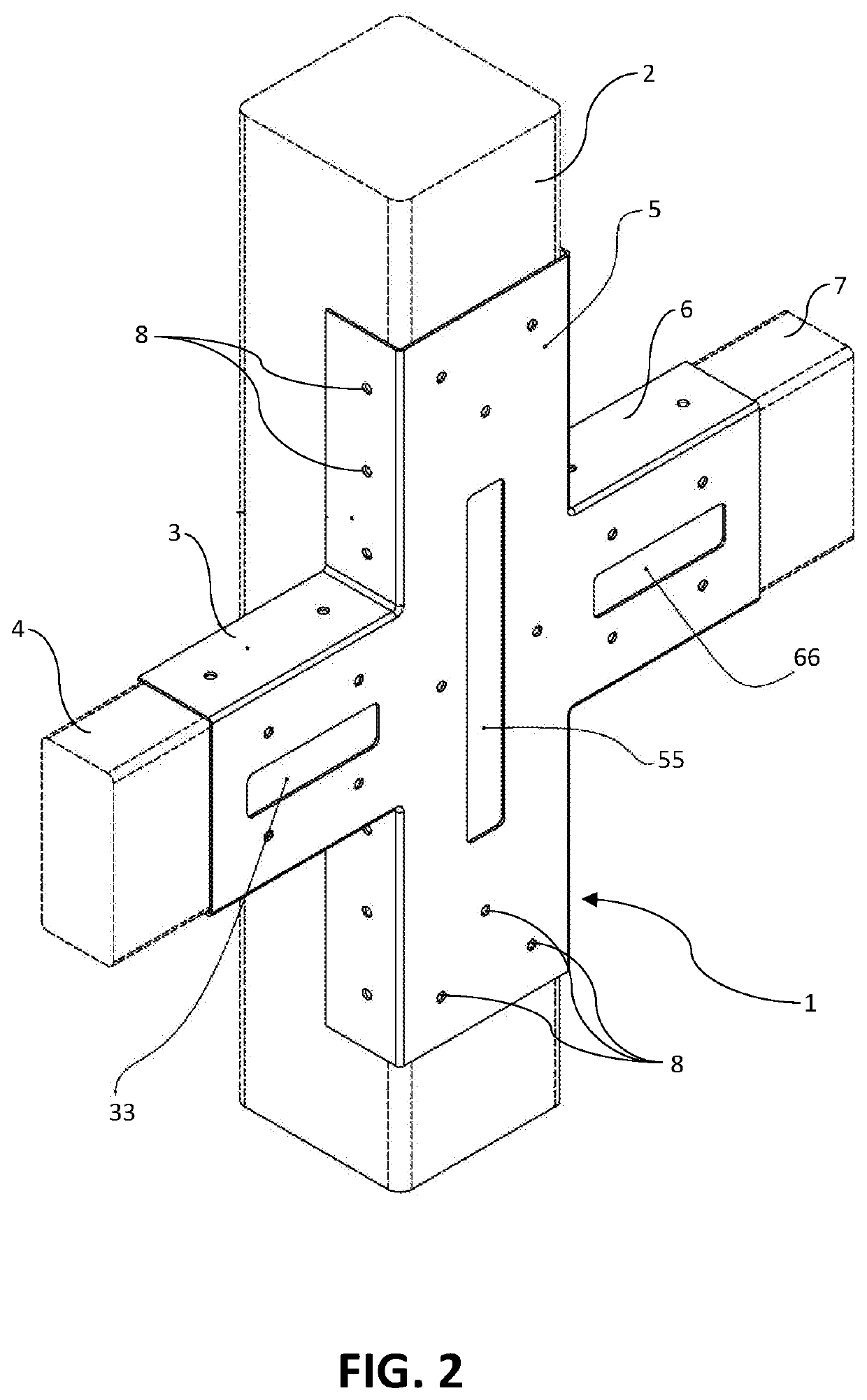 Fence brace system adapted for use with cylindrical fence posts