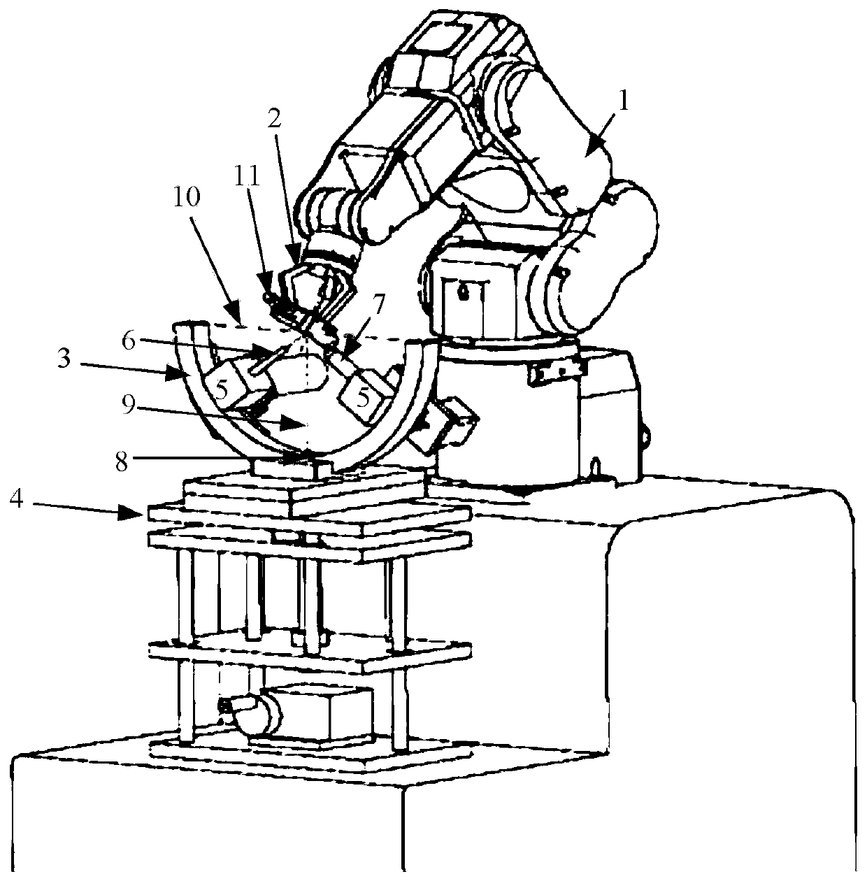 Method for rapidly measuring internal stress of nickel-based single crystal superalloy