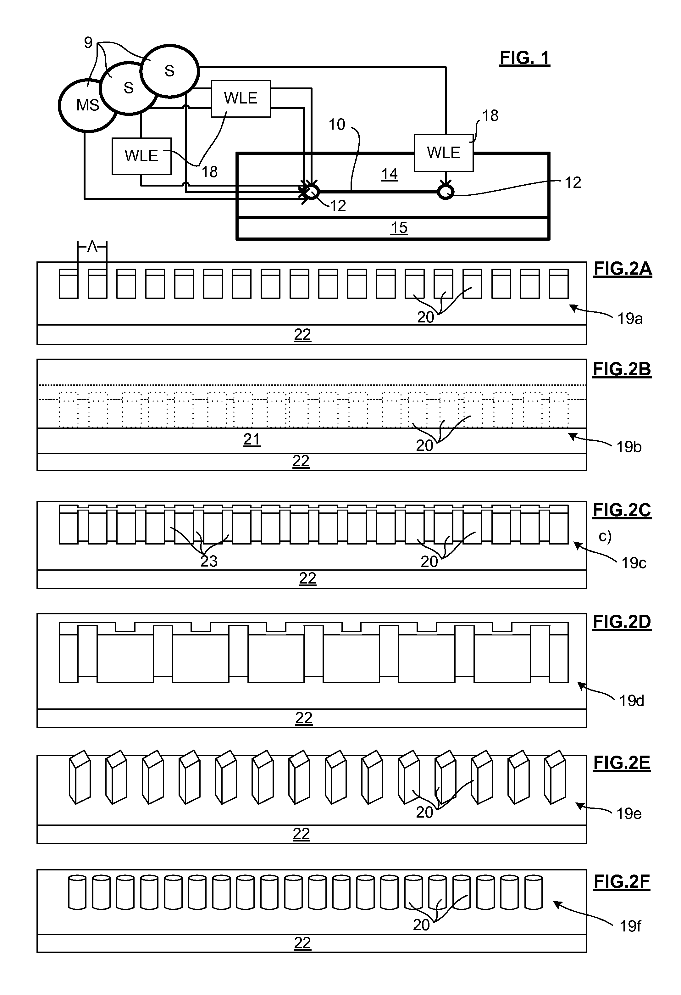 Composite subwavelength-structured waveguide in optical systems