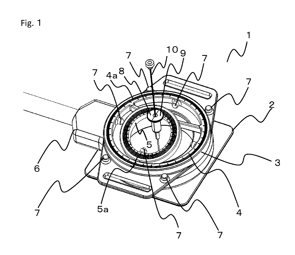 Needle positioning apparatus