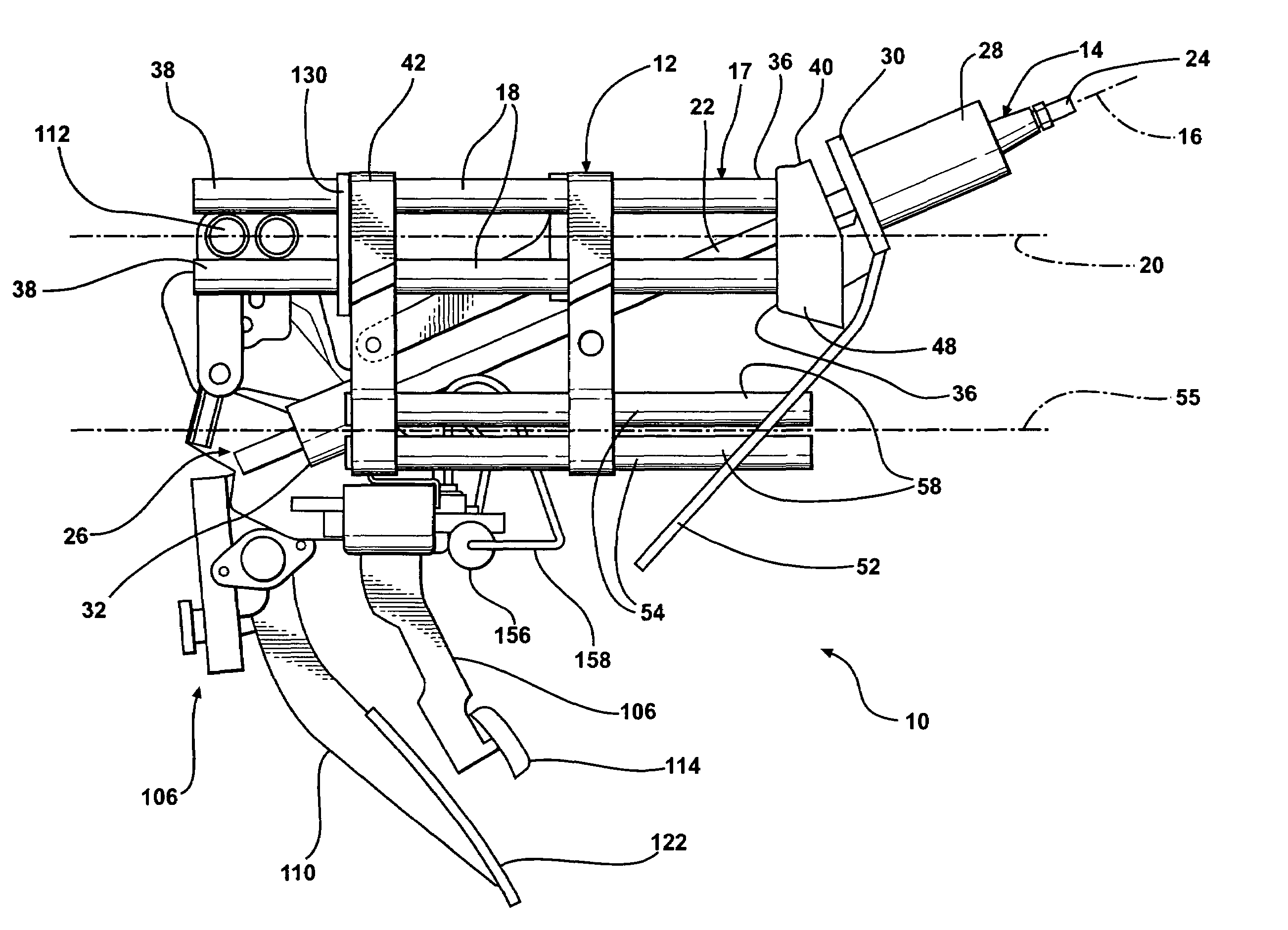 Linear tracking column module