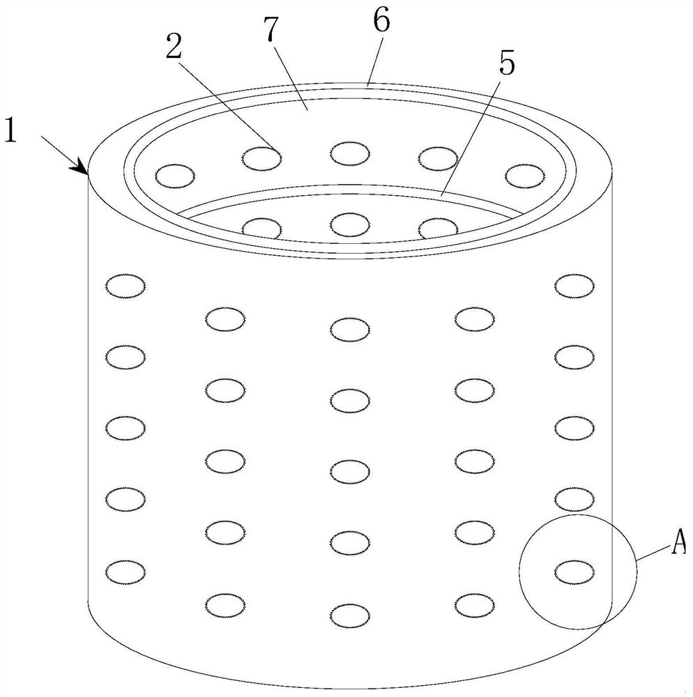 hyb-650 copper base embedded solid lubricating bearing and its manufacturing process