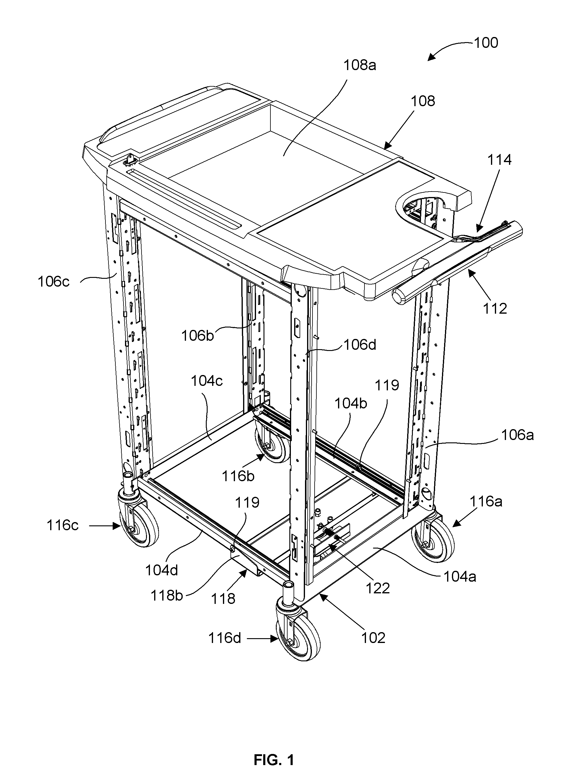 Medical emergency crash cart