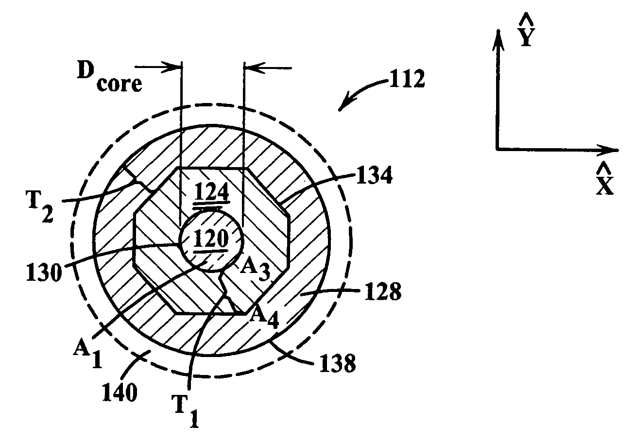 Fiber optic article including fluorine