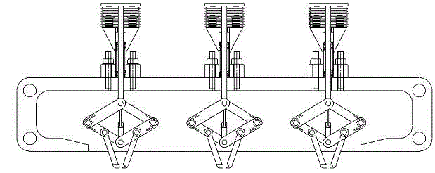 Manipulator device of multistage cold former