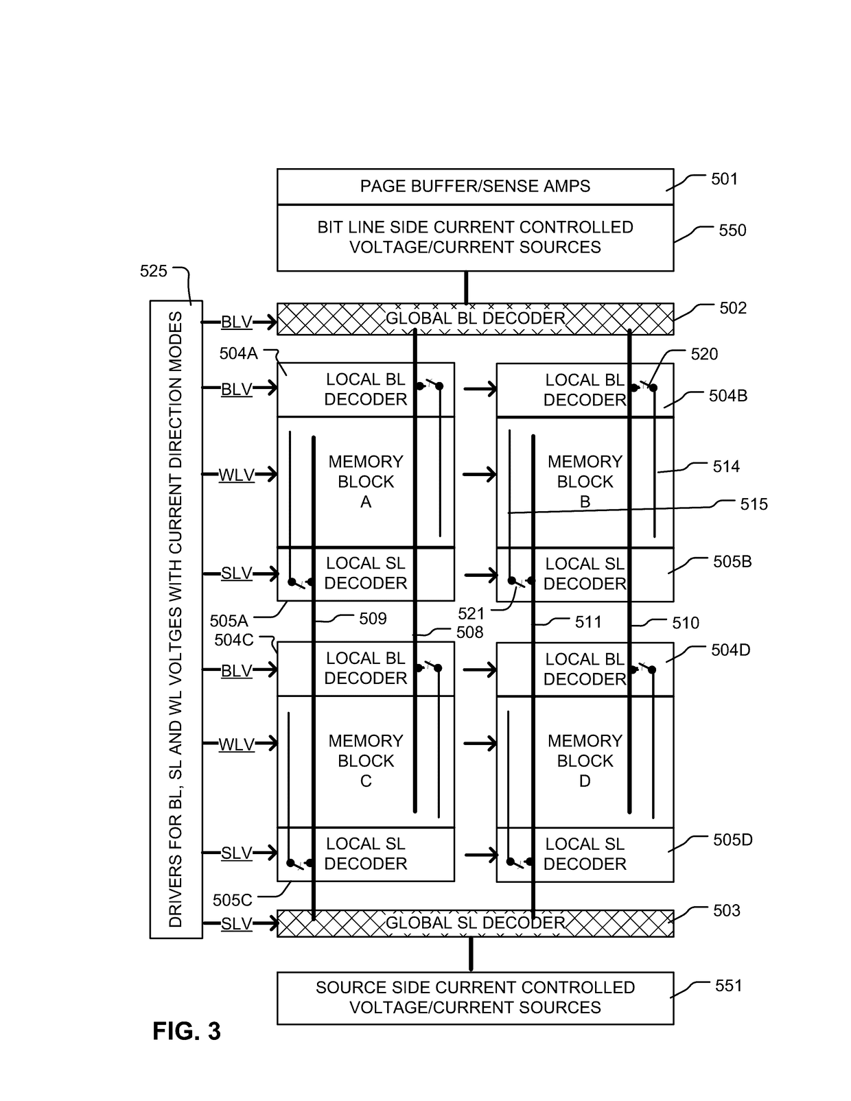 ReRAM array configuration for bipolar operation