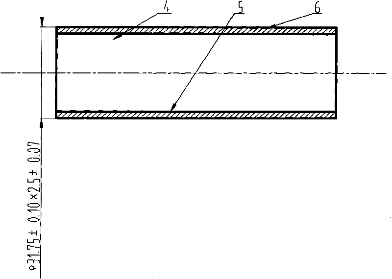 Method for processing thin-walled tube of zirconium alloy specially used by nuclear reactor