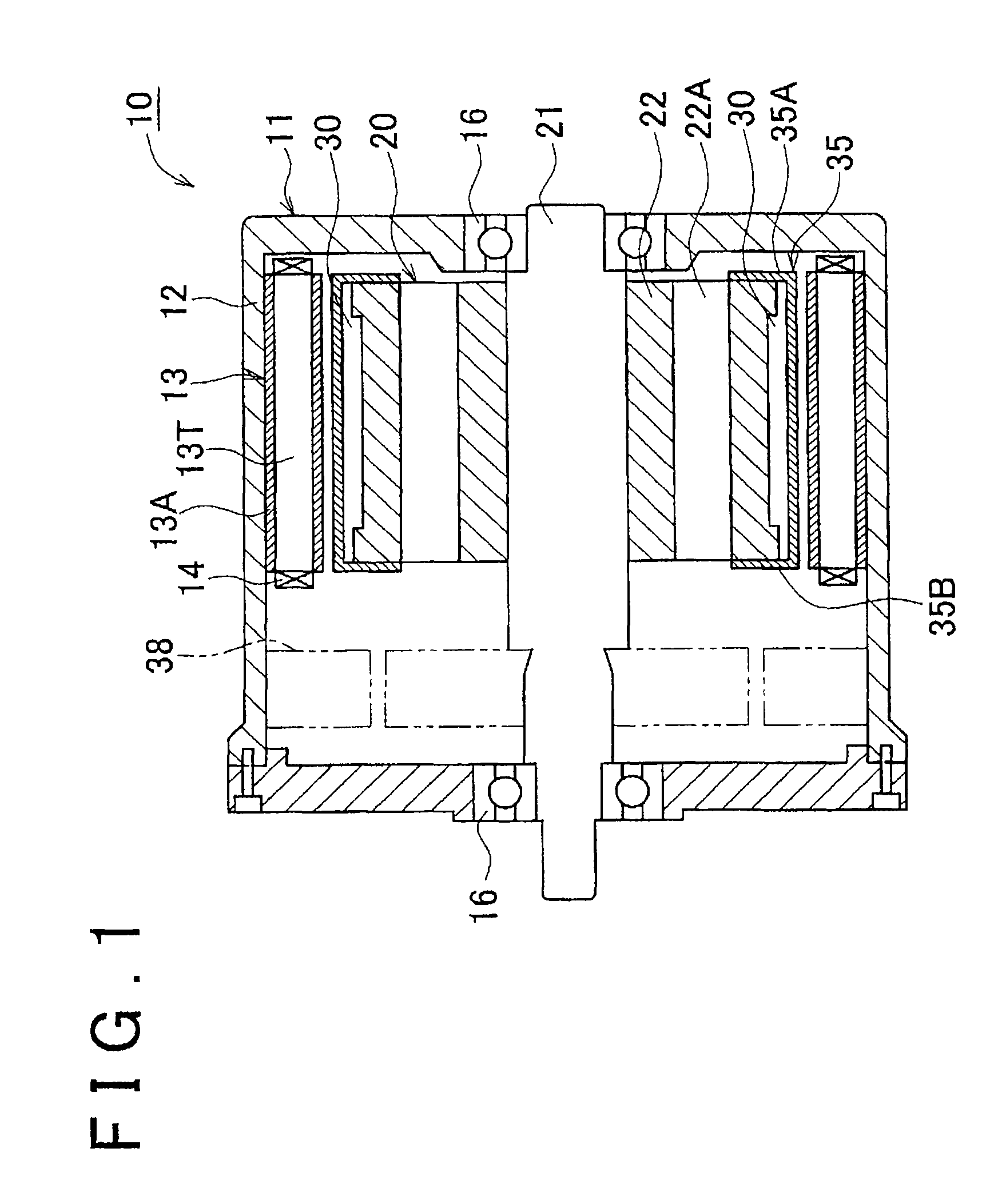 Motor rotor, having magnet holding projections