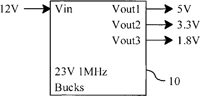 Buck power converter capable of improving interactive interference and method thereof